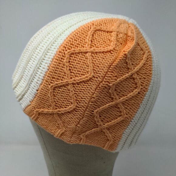 Mudd Headwear Girls Cable Knit Beanie Hat Multi Striped OSFA - Picture 4 of 11